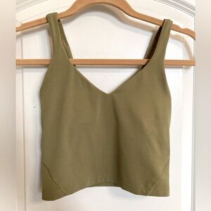LULULEMON - Hunter Green Sports Bra (XS)